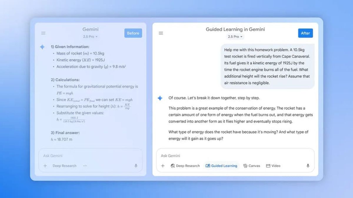 Google Dorong Pelajar Berpikir Kritis dengan Luncurkan Guided Learning di Gemini