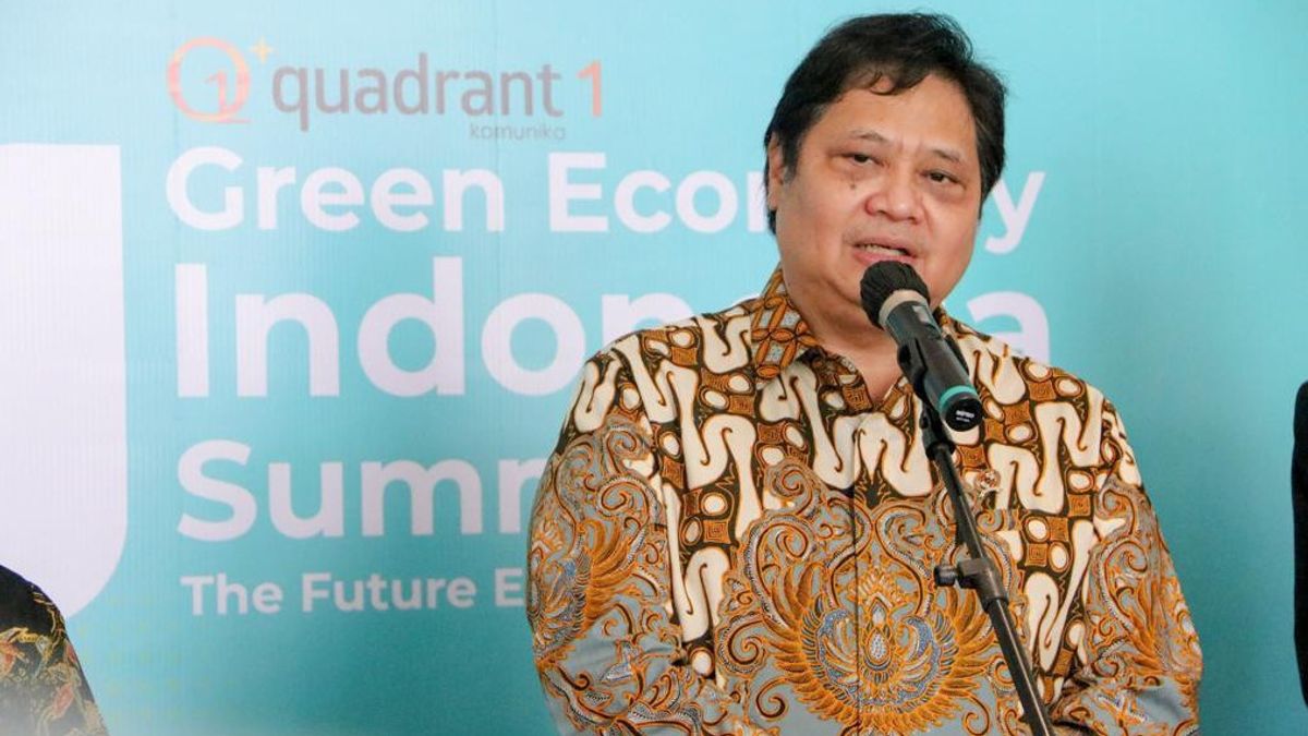 Menko Airlangga：政府寻求实现净零排放目标不会使GDP下降