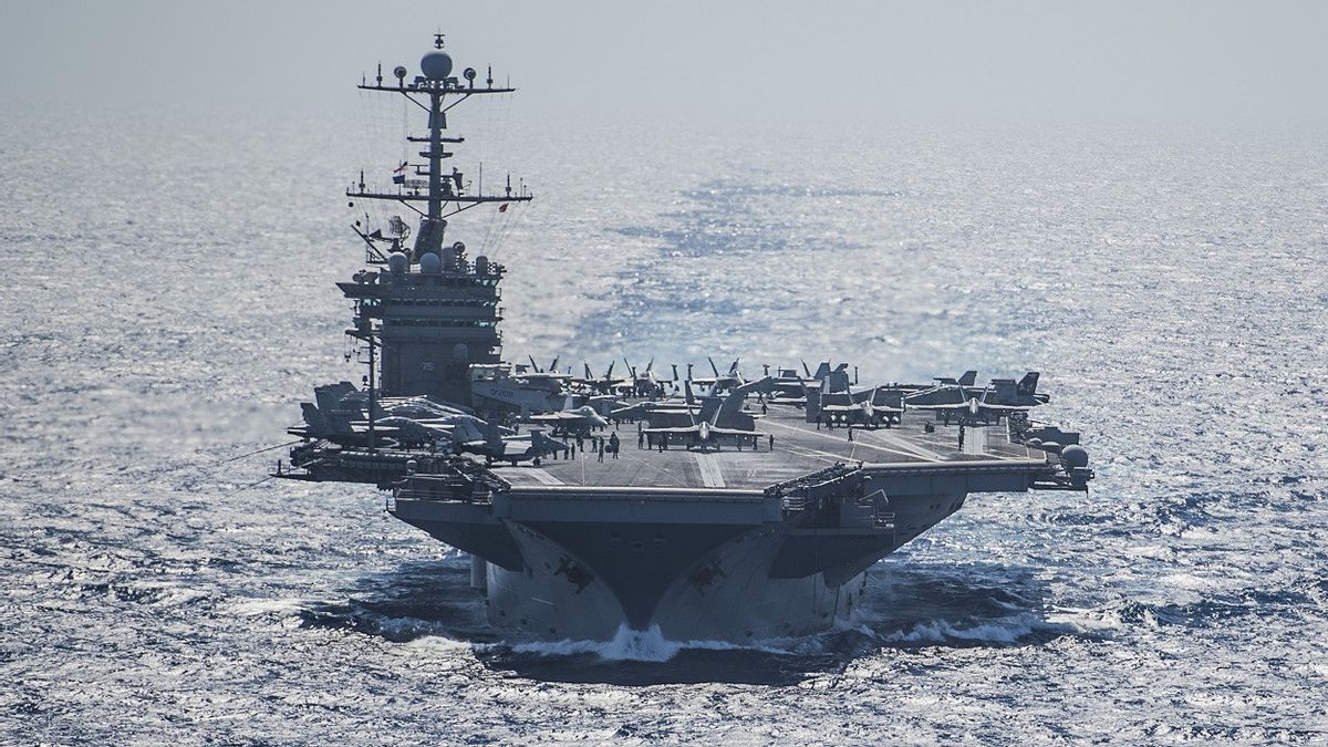  Antisipasi Rusia, AS Siagakan Kapal Induk USS Harry S. Truman dan 5 Kapal Perang di Laut Mediterania 