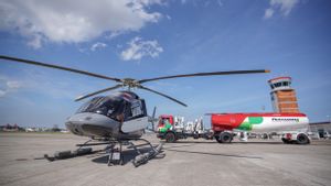 Pertamina Use SAF For Helicopter Coinciding With Bali International Airshow 2024