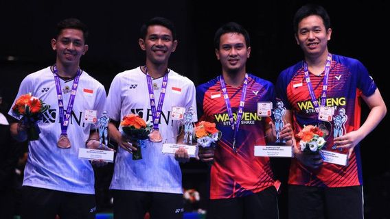 Syukuri Medali Perak Pertama di Kejuaraan Dunia BWF, The Daddies Siap Bangkit di Japan Open 2022