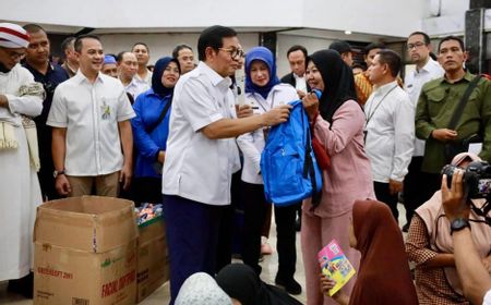 BPJS Naker Gandeng Pemprov DKI Sebar 1.100 Makanan Siap Saji ke Pengungsi Banjir 