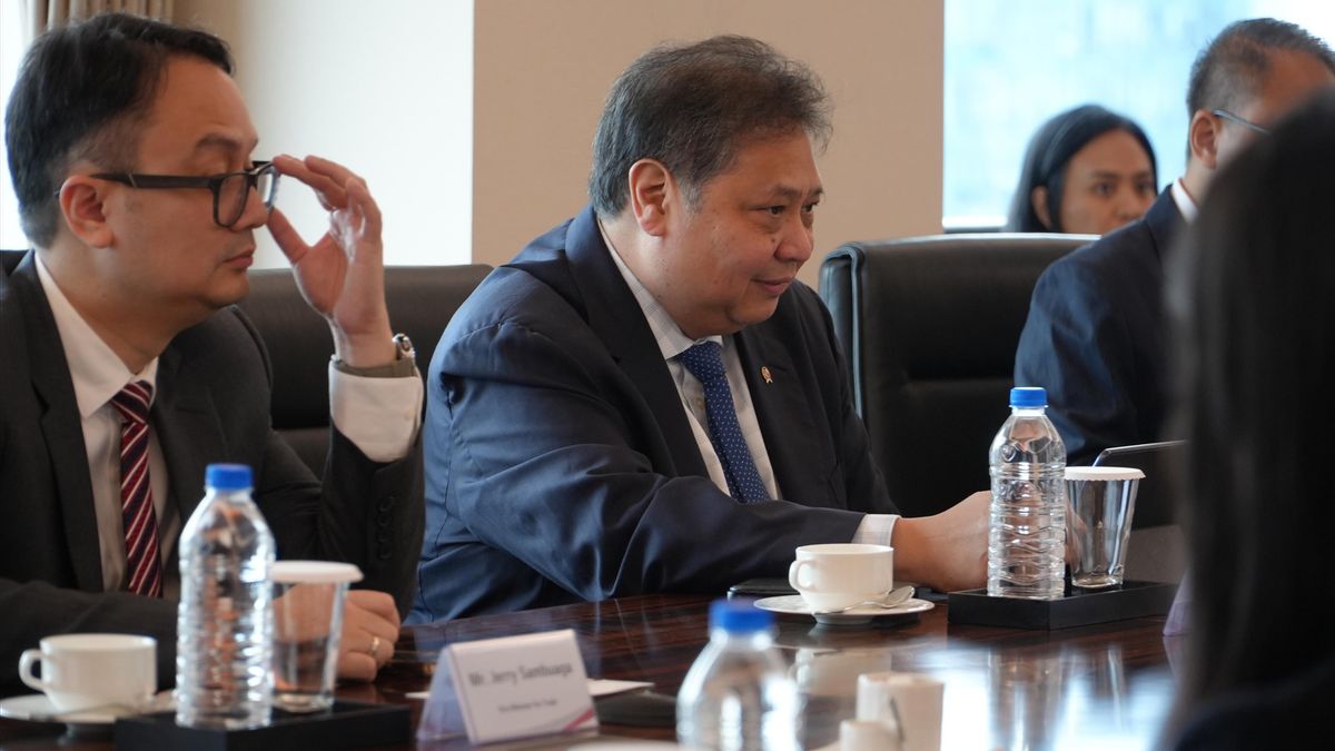 아이르랑가 조정장관, 한국에 기술 투자 요청