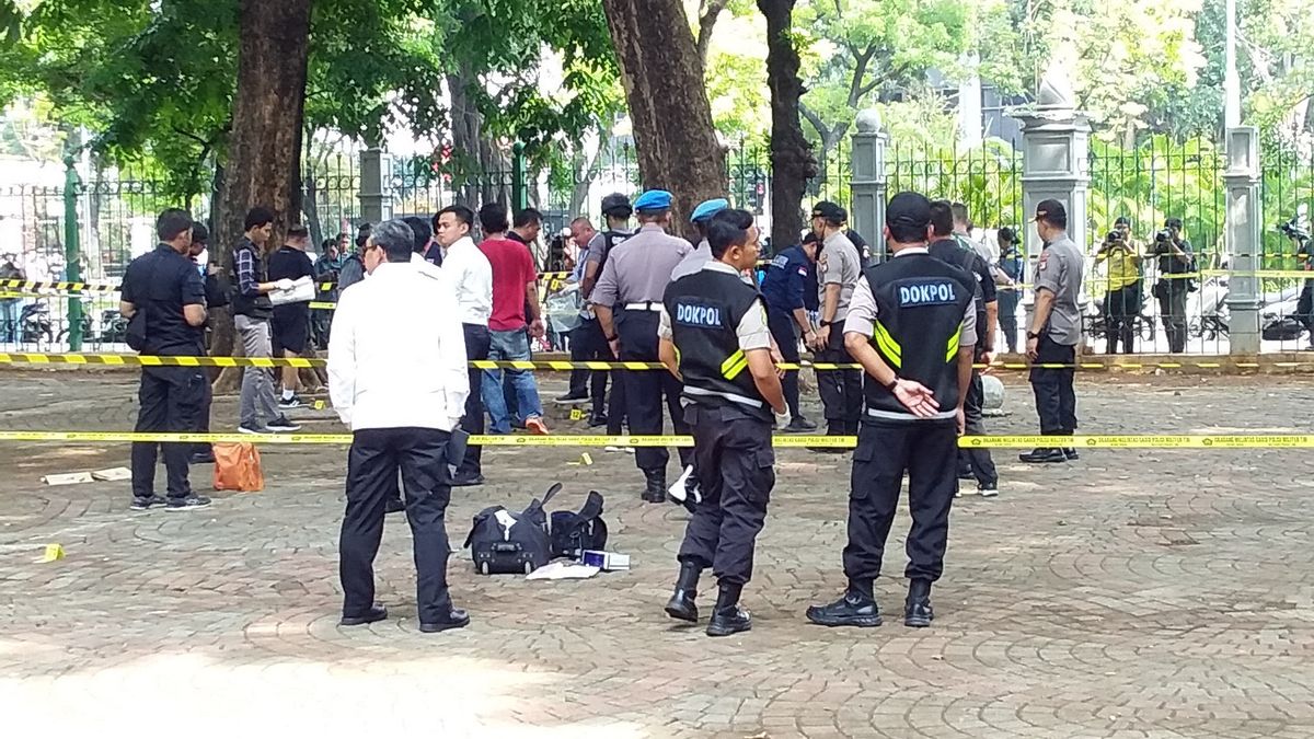 The Scene Of The Monas Explosion, The Remaining Blood Spots At The Scene Of The Incident