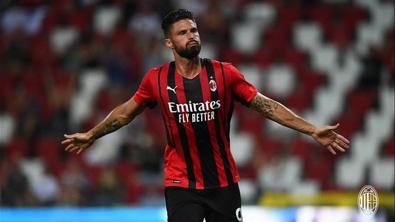 Olivier Giroud Scores Two Goals To Win AC Milan Vs Panathinaikos