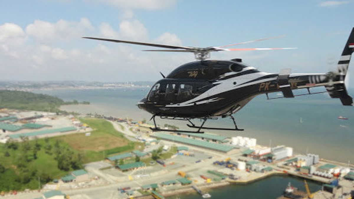Helicopter Taxi Flying At Soekarno-Hatta Airport, The Fare Is IDR 8 Million-20 Million