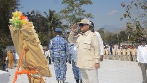 Kenang Jasa Pahlawan yang Gugur di Timor-timur, Prabowo Ziarah ke Attambua