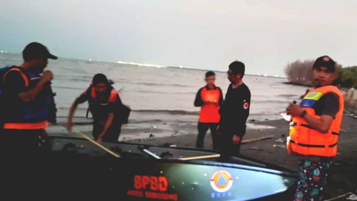 スマラン海域で溺死したとされる2人の貝殻探知漁師