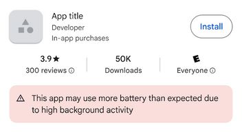 جاكرتا - سيعطي متجر Google Play علامة خاصة على تطبيق استنزاف البطارية