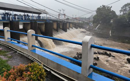 Hujan Sejak Jumat Pagi, Bendung Katulampa di Bogor Terpantau Normal