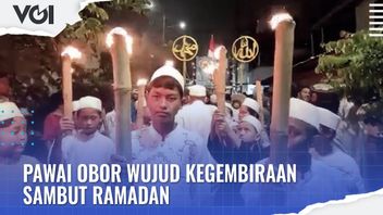 视频：欢迎斋月，Kawan Jakpus的忠实公民举行火炬游行
