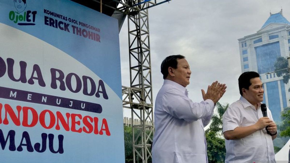 Obtenez un soutien, Prabowo promet de se battre pour le bien-être de l’Ojol