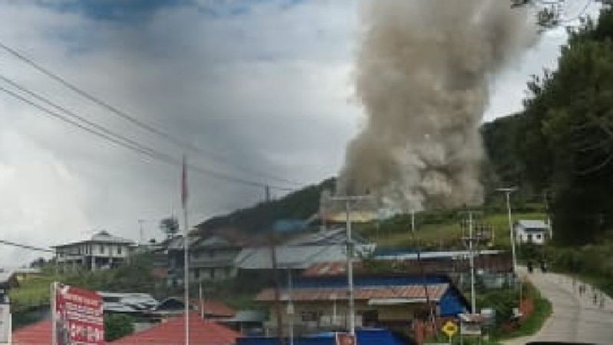 2 Office Offices And 8 Residents' Houses In Dogiyai, Central Papua Burnt Out, The Cause Was Investigated