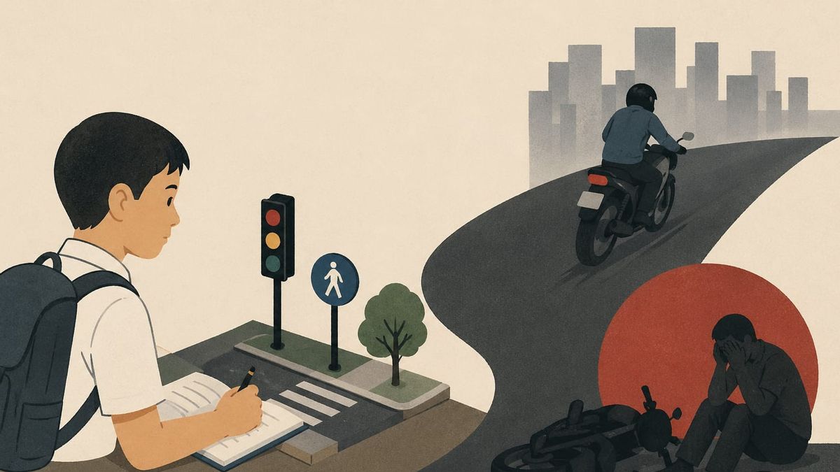 Kecelakaan Usia Produktif Tinggi, Kurikulum Lalu Lintas Didesak Masuk Sekolah