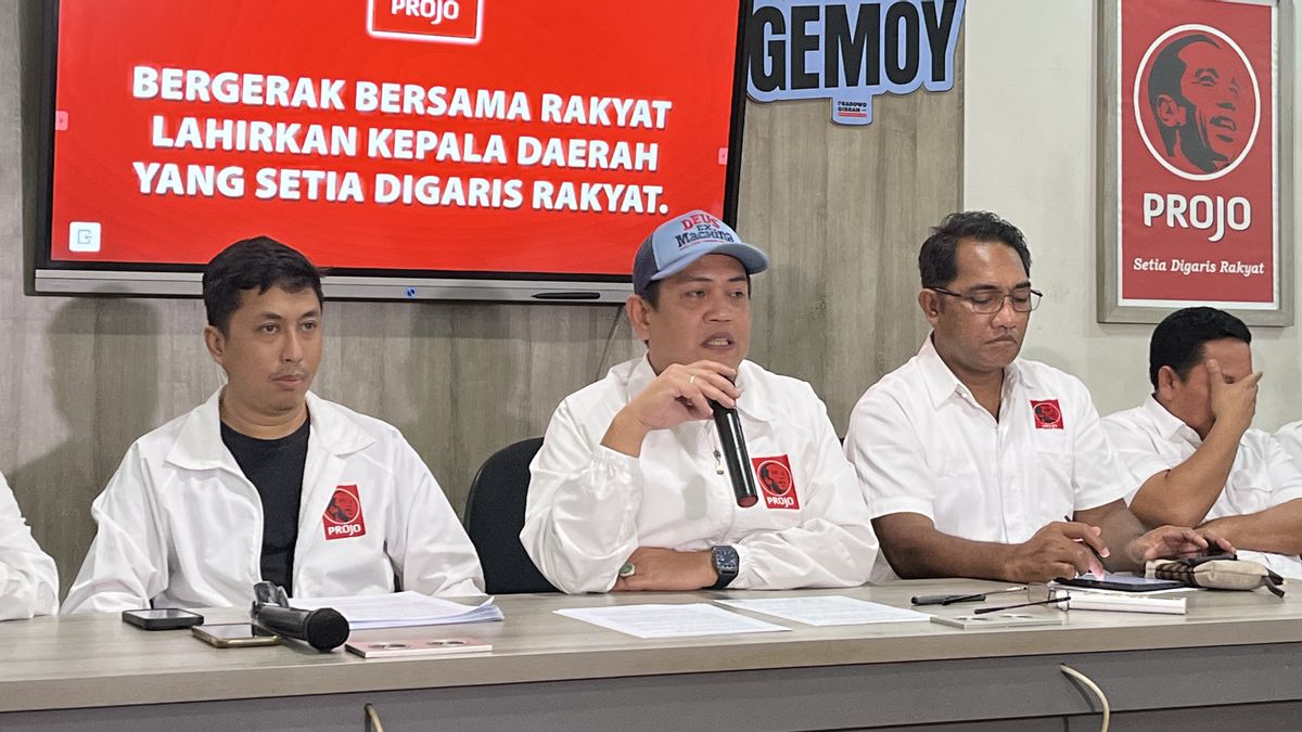 Rejet les rumeurs de Ridwan Kamil-Kaesang pour les élections de Jakarta, Projo: Gossip, qui doit se faire