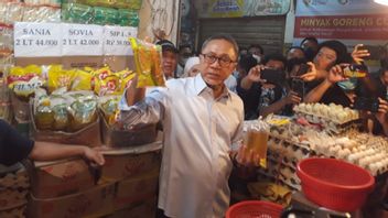 Visiting The Market, Trade Minister Zulhas Shock, Many Buyers And Traders Complained That Food Prices Rise