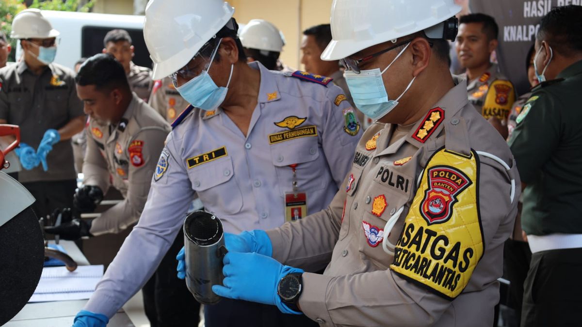 Ganggu Kenyamanan dan Tidak Beretika, Polda Banten Musnahkan 1.023 Knalpot Brong dari Berbagai Wilayah