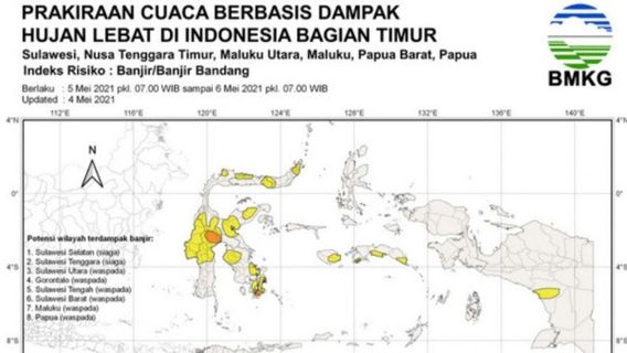 BMKG: 3 Hari ke Depan Potensi Banjir Bandang Terjadi di Aceh, Sumut, Sumbar Harap Waspada 