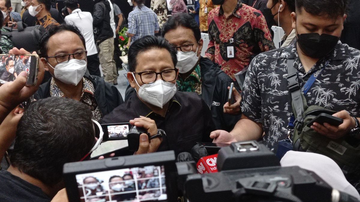 Cak Imin は Pkb Ketum 部門からの追放の問題に動揺するが、Indiikasinya は存在しないと主張する