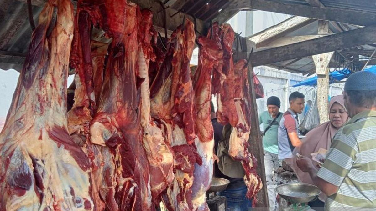 قبل تقليد "ميوغانغ" لاستقبال عيد الأضحى المبارك، سعر اللحم البقري في مدينة سابانغ يتغلغل 200 ألف روبية إندونيسية للكيلوغرام الواحد