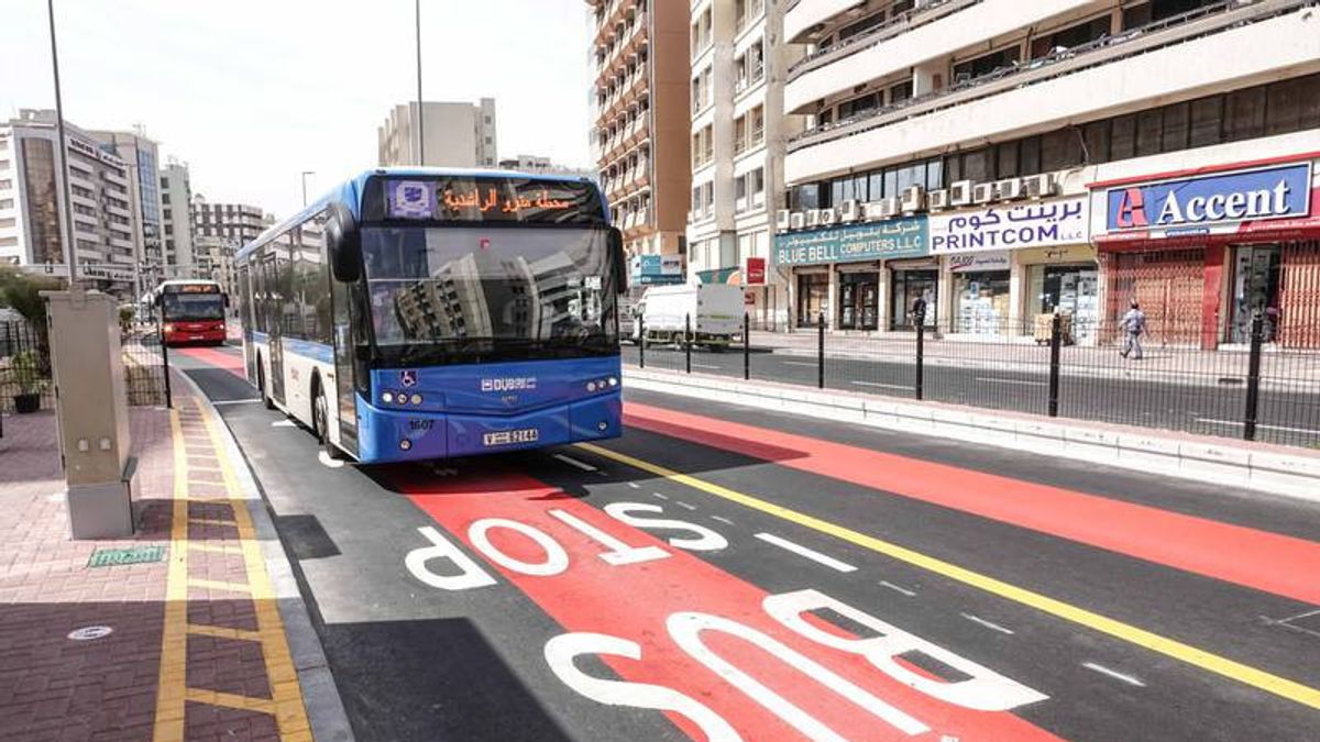 Dubai Bakal Miliki Jalur Khusus Bus dan Taksi Sepanjang 50 Km, Pangkas Waktu Perjalanan