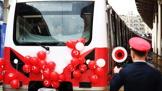 Presiden Erdogan Resmikan Proyek Modernisasi Jalur Kereta Tertua di Kawasan Bersejarah Istanbul