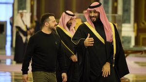 Temui Putra Mahkota Arab Saudi Mohammed bin Salman, Presiden Volodymyr Zelensky Bahas Solusi Akhiri Perang