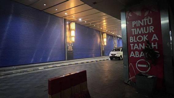 メンテナンスビル、タナアバンマーケットブロックAは4月21日まで閉鎖されています