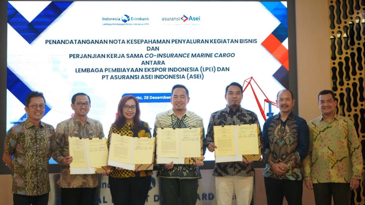 LPEI Jalin Kerja Sama dengan Asuransi Asei Tingkatkan Pertumbuhan Ekspor Indonesia