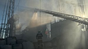 هجوم جوي روسي قصف منشأة البنية التحتية في أوكرانيا