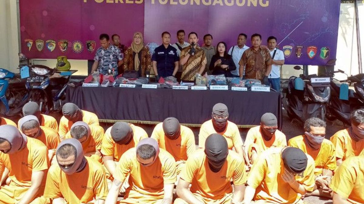 28 Pesilat في Tulungagung يصبح مشتبها به في الاضطهاد