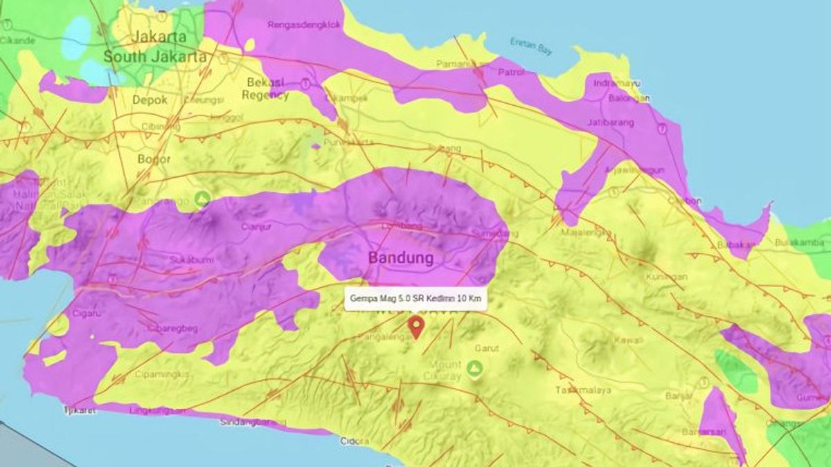 Badan Geologi: Tidak Ada Dampak Keretakan Tanah dari Gempa Bandung