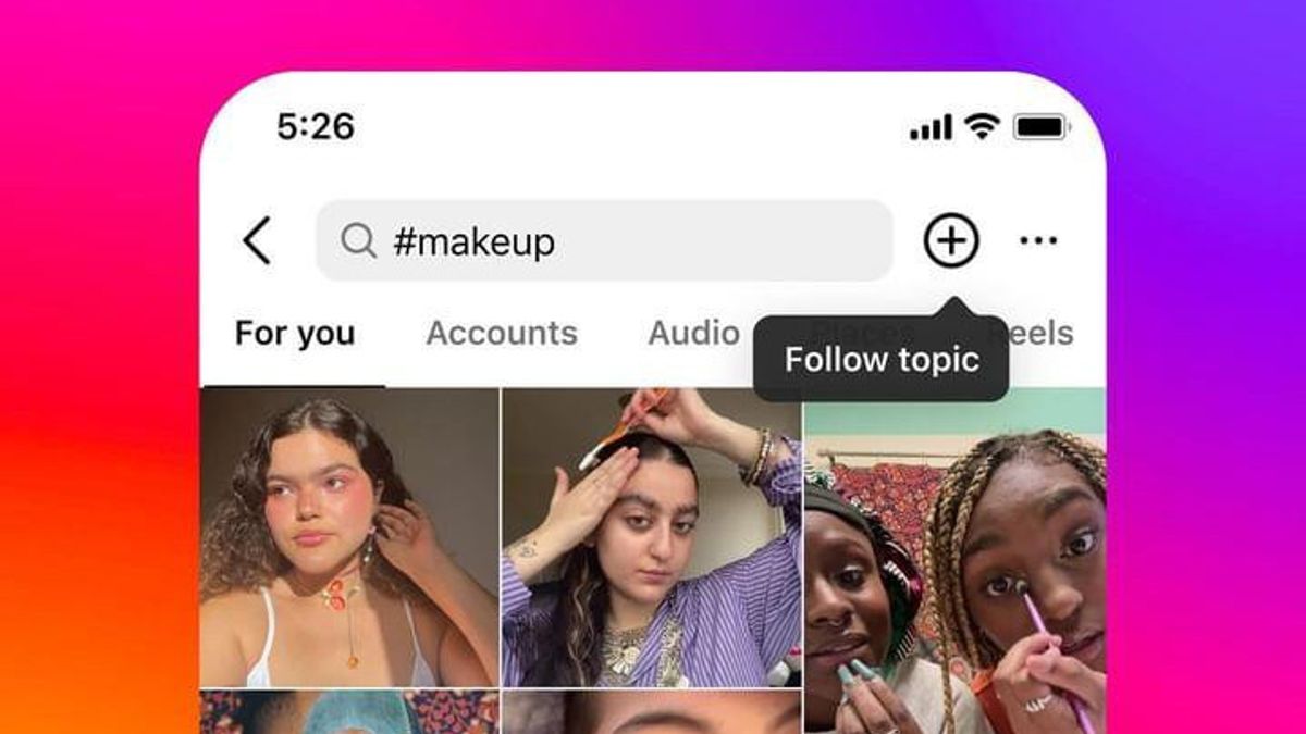 Instagram permet désormais aux utilisateurs de suivre un sujet spécifique