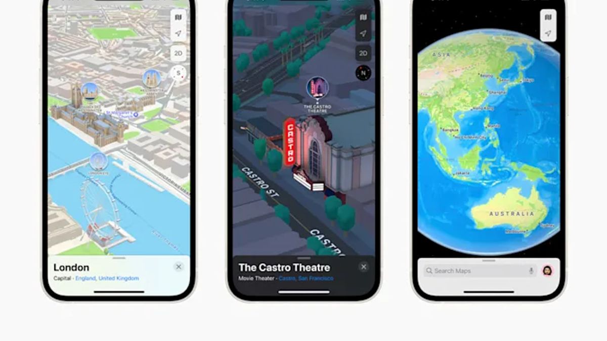 苹果邀请世界各地的用户通过3D地图在最新的IOS 15