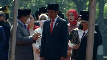Prabowo's Moment Of Pursuit For Jokowi To Talk After The Pancasila Sanctity Day Ceremony, What's Discussed?
