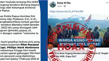 Viral Pilot Susi Air Support KKB And Kibarkan Flag Bintang Kejora, Papua Police: Hoaks!