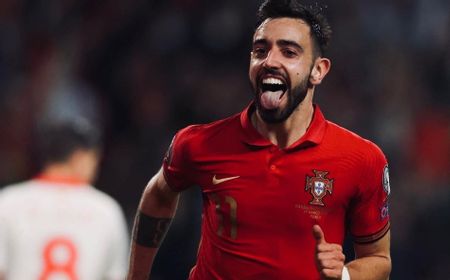 2 Gol Bruno Fernandes dari Assist Ronaldo-Jota Bawa Portugal ke Piala Dunia 2022 Qatar