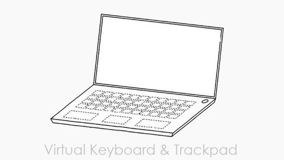 Apple Lanjutkan Pengembangan MacBook Berbahan Kaca dengan Keyboard dan Trackpad Virtual