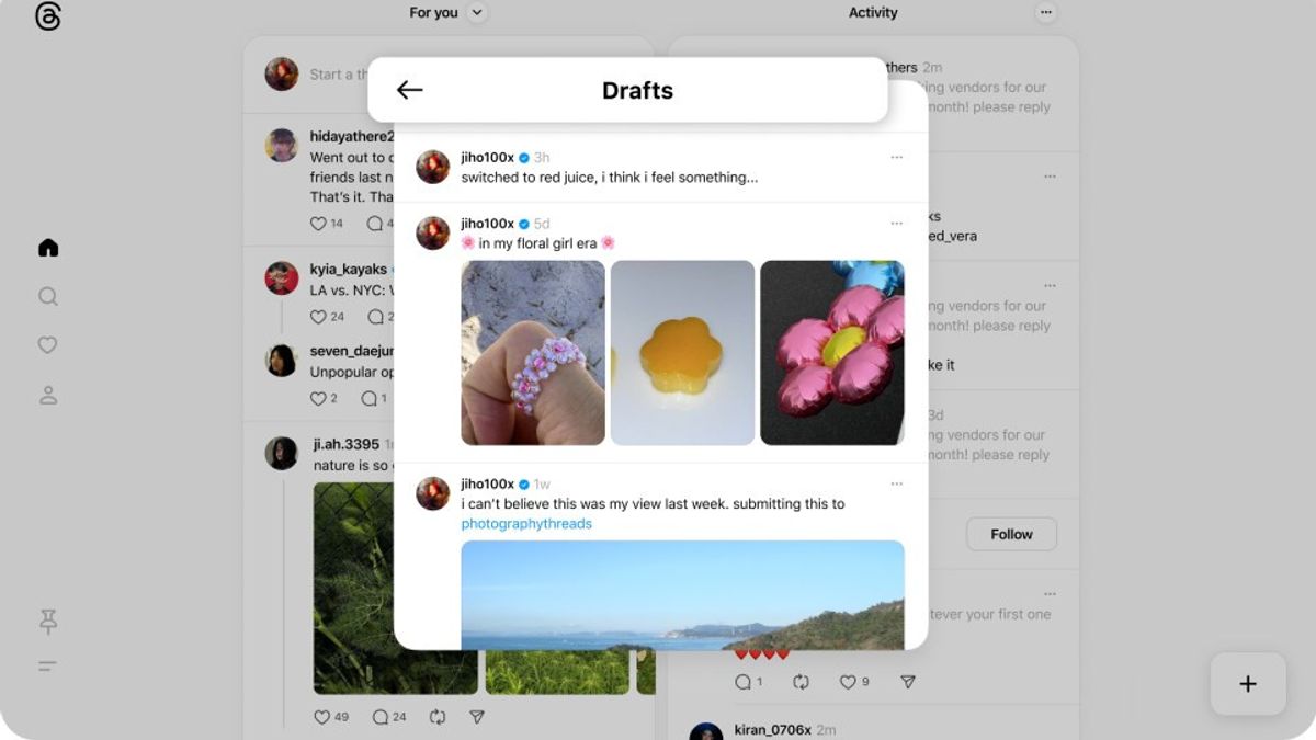 Meta Launches Draft And Schedule Features On Web Version Threads