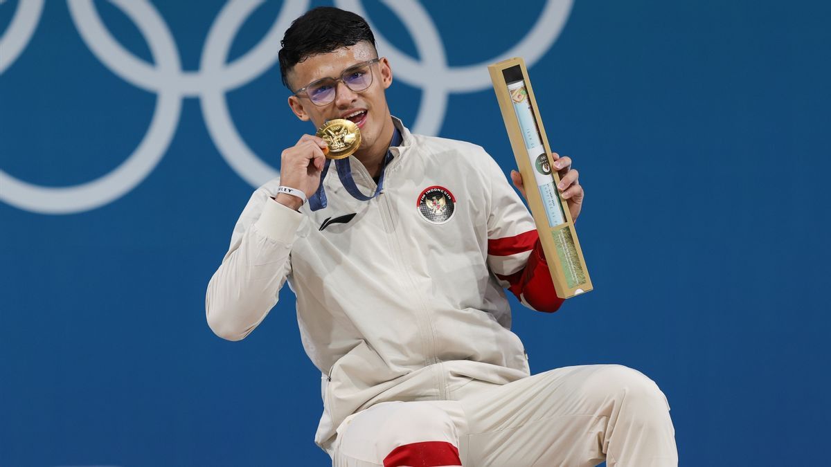 La fierté de Puan RI Sabet 2 Gold aux Jeux olympiques de Paris, appréciation record Riski Juniansyah