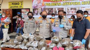 Bawa 21 Kg Ganja, Lima Warga PNG Ditangkap saat Melintas Jayapura