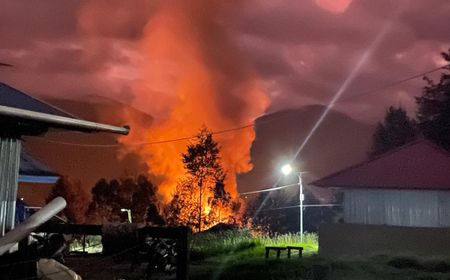 KKB Bakar Rumah Warga di Ilaga Papua