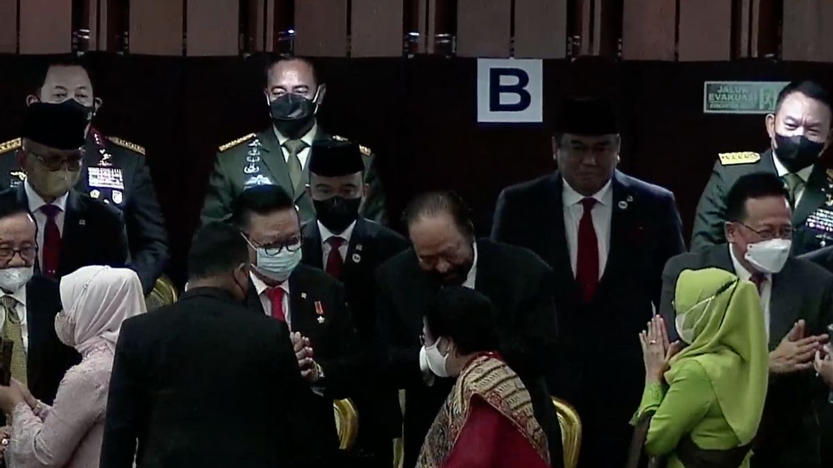    Sapaan Salam Surya Paloh Direspons Anggukan Megawati