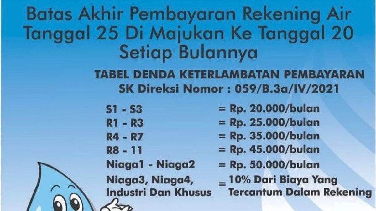 PDAM Makassar Terbitkan Kebijakan Baru Mengenai Denda Keterlambatan Pembayaran