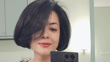 Portrait Of Lulu Tobing Who Is Young With Short Hair, Warganet Comments: Her Face Wearing A Formalin