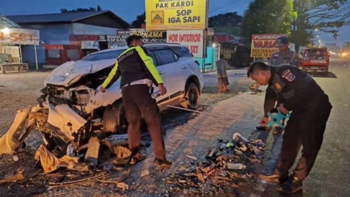 Un jeune chauffeur de chance qui a heurté 2 personnes à Banjarbaru est devenu suspect