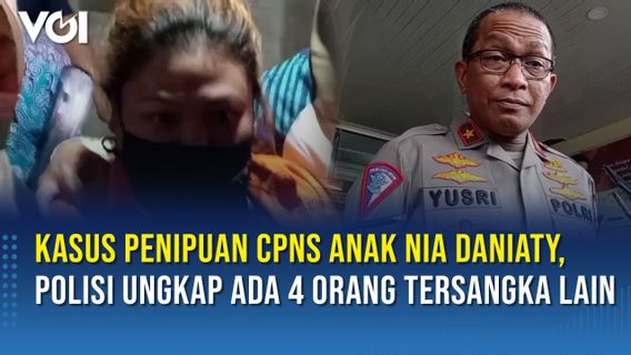فيديو: هناك أربعة مشتبه بهم آخرين في قضية احتيال NIA Daniaty المزعومة ل CPNS