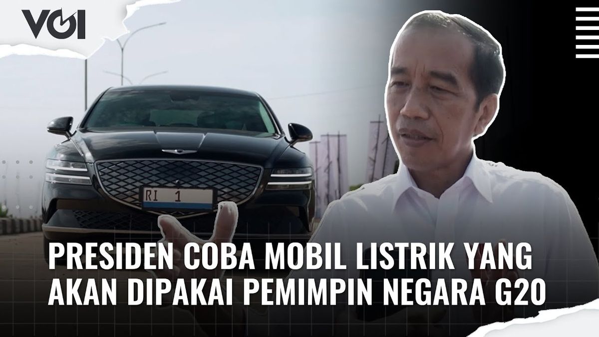 VIDEO: Try Electric Cars, Jokowi Says Smooth, No Sound