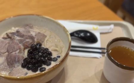 Restoran di Vietnam Ini Jual Mie Sapi Dicampur Bubble Tea, Bagaimana Rasanya?