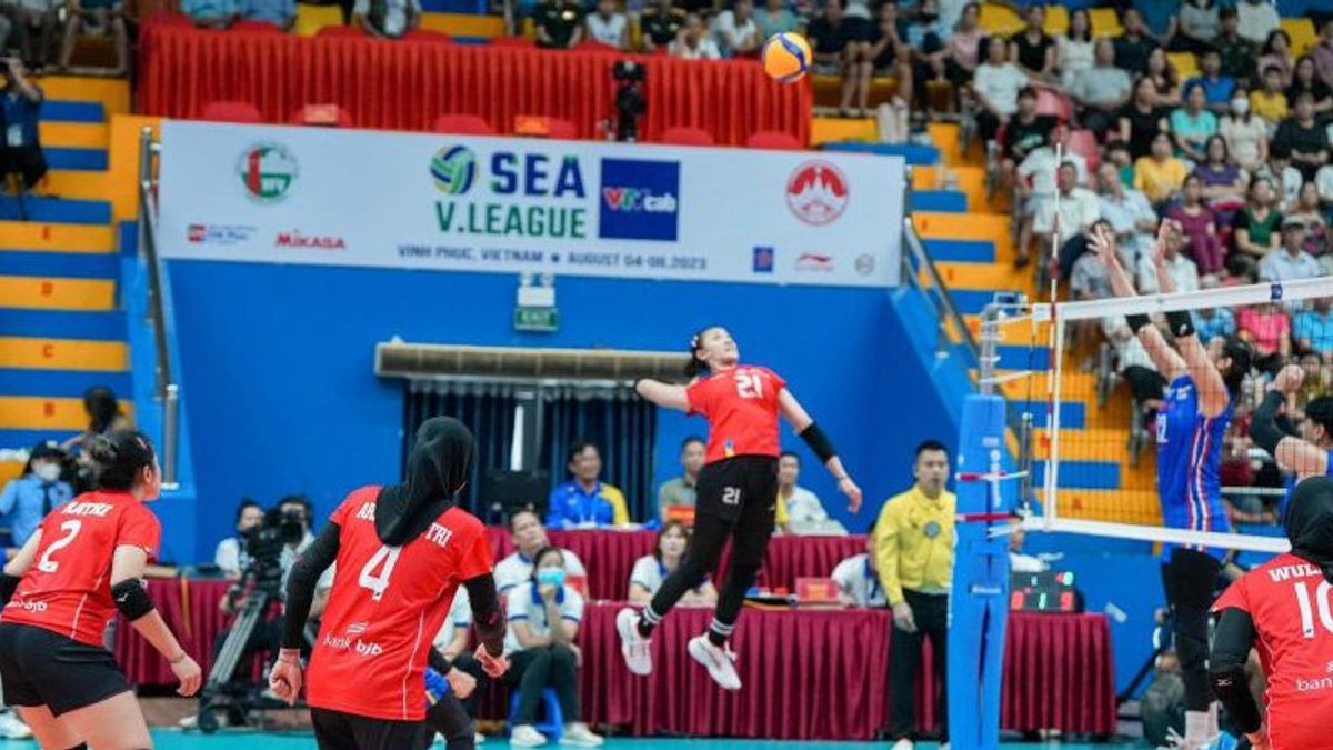 Putri Indonesia Bend The Philippines Three Sets Directly At The 2023 SEA V League Volleyball